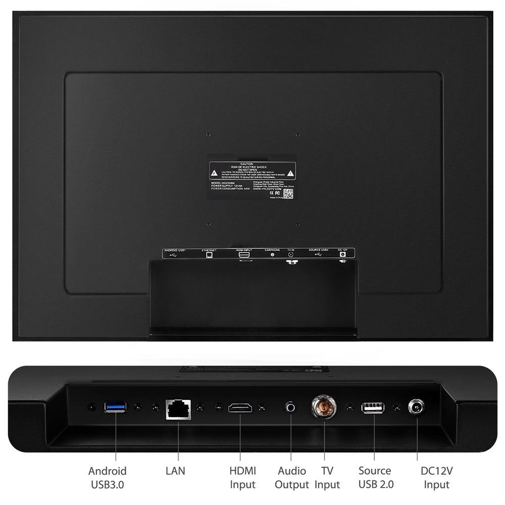 Leotachi Smart Waterproof Outdoor TV (Non-Mirror) Touch Screen with Android 11.0 System, 8G+64GB, Brightness 500 with Built-in HDTV Tuner,Wi-Fi(LEHGO Series) - leotachi
