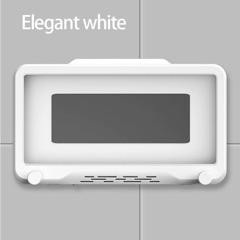 Bathroom waterproof mobile phone box without punching stand for bathing and watching TV toilet kitchen bathroom waterproof box - leotachi