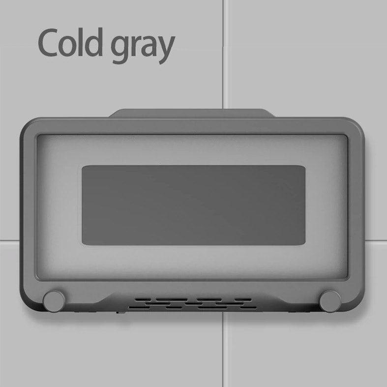Bathroom waterproof mobile phone box without punching stand for bathing and watching TV toilet kitchen bathroom waterproof box - leotachi