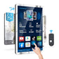(Almost New)Touch Screen Mirror IP66 Waterproof 21.5 inch TV for Bathroom Shower - Support 360° Rotation, 500 nits High Brightness1080P LED Built-in Android 11.0( LEOSMJMG-215) - leotachi