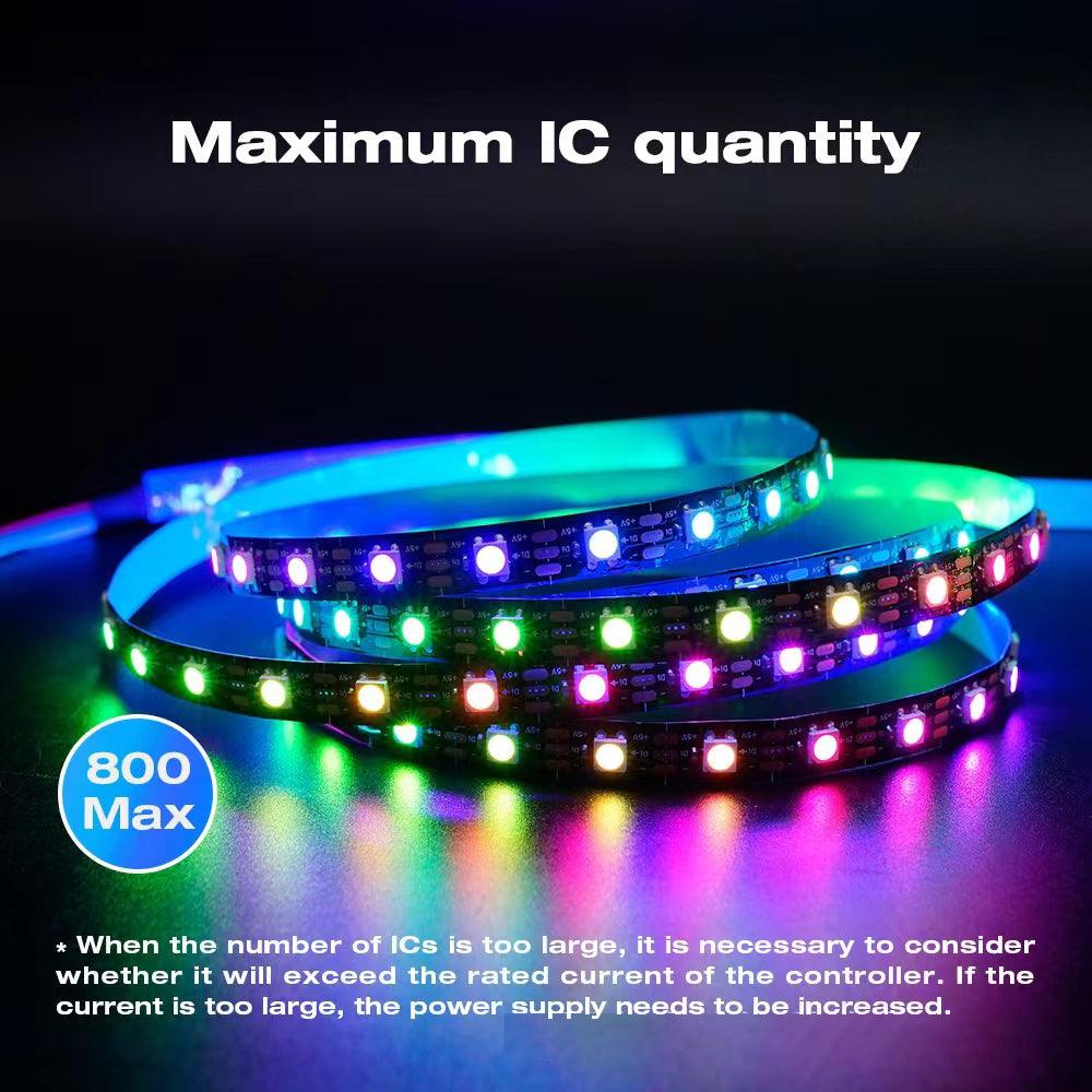 ESP32 WLED LED Controller With DIY Dynamic Modes For WS2811 WS2812 SK6812 TM1814 WS2813 WS2815 Strip Lights - leotachi