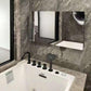 Leotachi 21.5 inch Smart Touch Screen Mirror IP66 Waterproof TV for Bathroom Shower - Support 360° Rotation, 500 nits High Brightness Full HD 1080P(LEOSMJMG-215-R) - leotachi