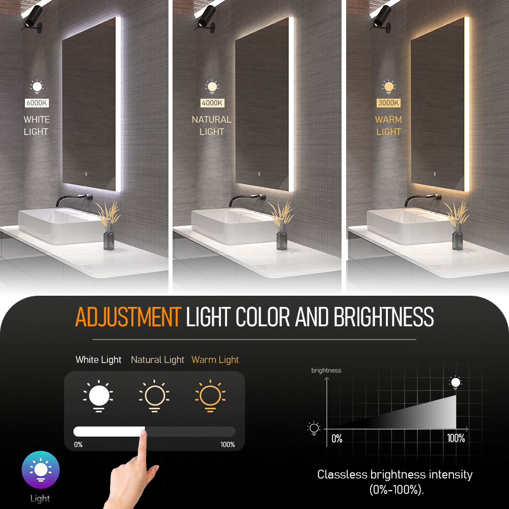 LED Lighted Bathroom Mirrors, Smart Mirrors, TV Mirrors